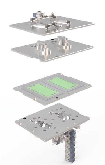 3D Darstellung vom Aufbau der Pruefkammer